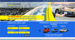 Desktop Screenshot of locabarra.com.br