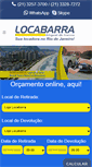 Mobile Screenshot of locabarra.com.br