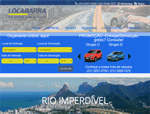 Tablet Screenshot of locabarra.com.br